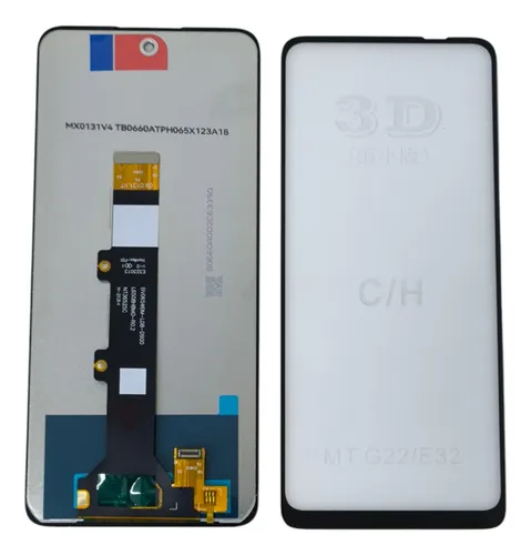 comprar Tela Frontal Display Para Moto E32 Xt2227 Oled + Película