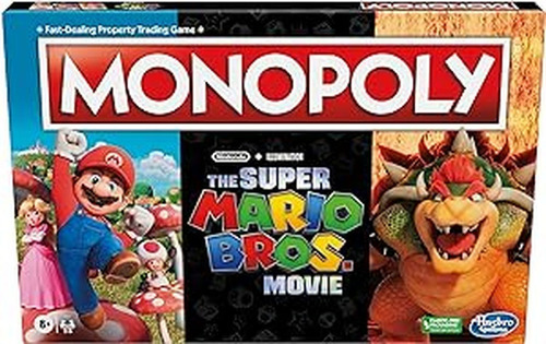 Hasbro Juego De Mesa Monopoly Mario Bros Pelicula Español