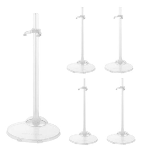 5 Bases Para Muñecas Soporte De Exhibición Traslúcido