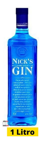 Gin Nick's London Dry Bebida Nacional Premiada Original Nfe 