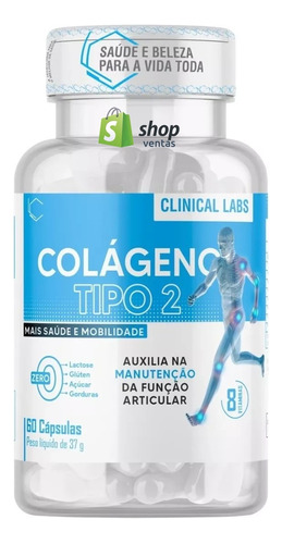 Colageno Tipo 2 + Vitamina D3,c,e,b1,b2,b3,b6,b12- 60 Caps