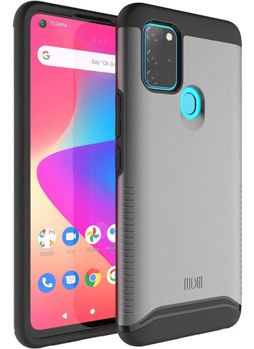 Funda Para Celular Blu G91 / V91 Tudia Doble Capa Rigido