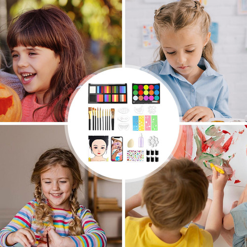 Polvo De Pigmento Para Rostro Polvo De Pigmento Para Niños P