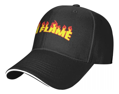 Gorra De Béisbol Con El Logotipo De La Flame Fire Music Rapp