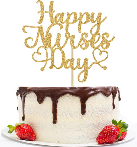 Happy Nurses Day Cake Topper, Thank You Nurse Happy Nurses W