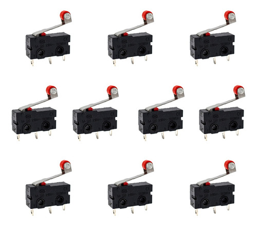 10 Pzas Kw12-n 125v 5a Interruptor Switch Final De Carrera