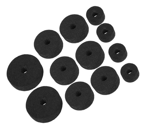 23pcs Kit De Platillo De Almohadilla De Tambor Sin Deslizami
