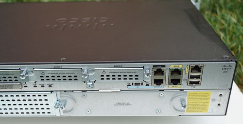 Router Cisco 2911 Triple Gigabit Orejas Rack Ios15