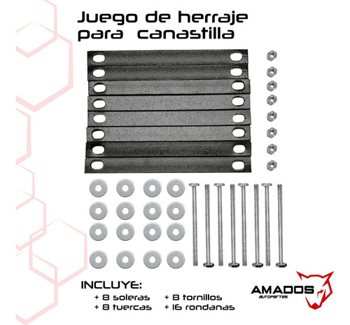 Kit Maletero Canastilla Barras Aluminio Ford Escape