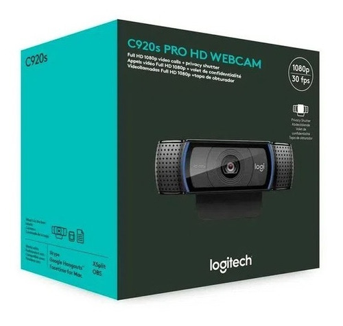 Webcam Logitech C920s Full Hd 1080p Usb 