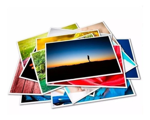 Imagem 1 de 3 de 200 Folhas Papel Foto Glossy 180g Brilho Tamanho A6 Premium