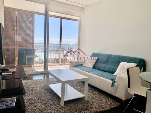 Departamento Con Espectacular Vista Al Puerto De Punta Del Este En Venta Un Dormitorio- Ref: 1442