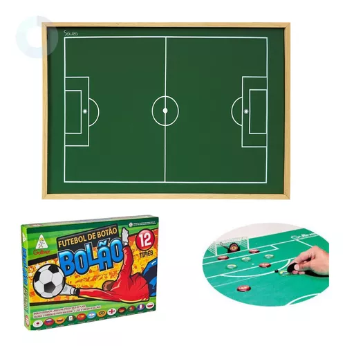 Jogo de Futebol Botão 2 times 2 seleçoes Mini Toys / Kits jogos