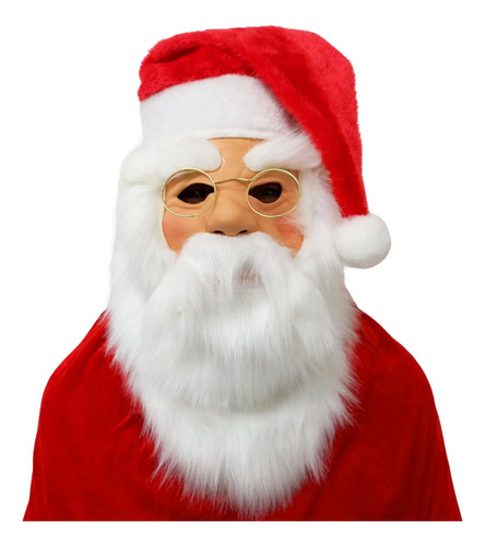 Máscara Santa Claus - Papá Noel 100% Látex