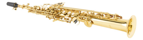 Saxo Soprano Dorado Wisemann Dss-350 Con Estuche Accesorios