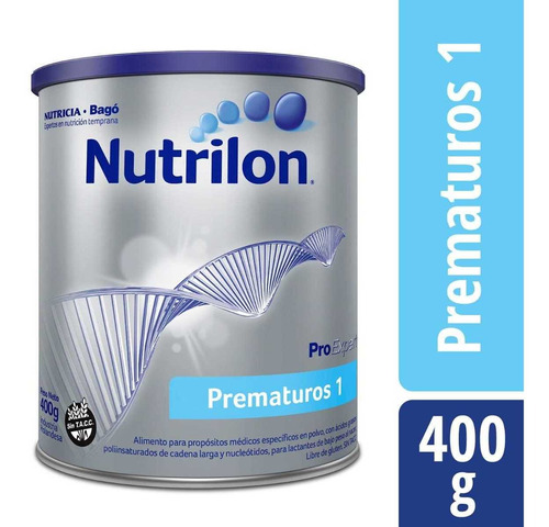 Pack X 6 Unid. Leche Infantil X400g Etapa 1 Premat Nutrilon