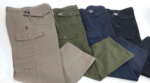 Pantalon Cargo Reforzado Linco El Mejor Del Mercado T.38-48