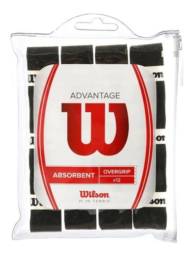 Wilson Advantage Pack X 12 Cubregrips Liso Confort Overgrip 