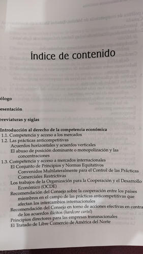 Derecho De La Competencia Económica (leonel Pereznieto) (Usado)
