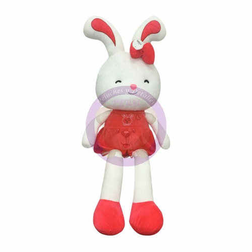 Peluche Conejo Vestido 110 Cm - Importado - Hipoalergénico