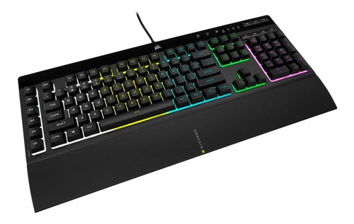 Teclado Corsair K55 Rgb Pro Español Negro Usb
