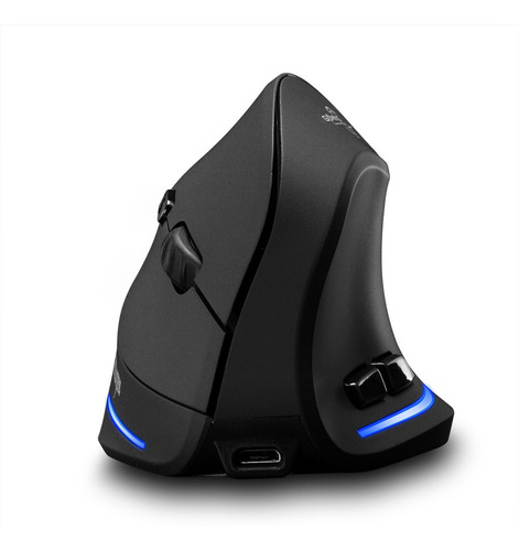 Q Mouse Vertical Ergonômico Recarregável F-35 Sem Fio