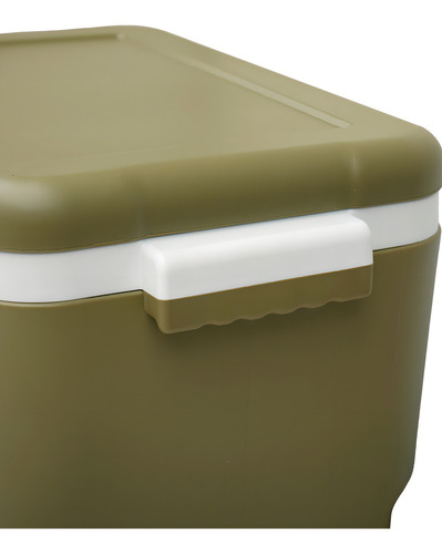Conservadora Heladera 45 Lts Termica Playa Con Ruedas Driven Color Verde Musgo