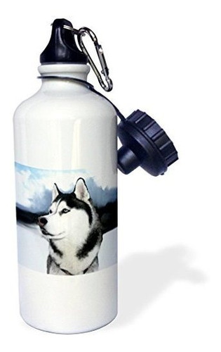 3drose Botella De Agua Deportiva Para Cachorros De Husky Sib