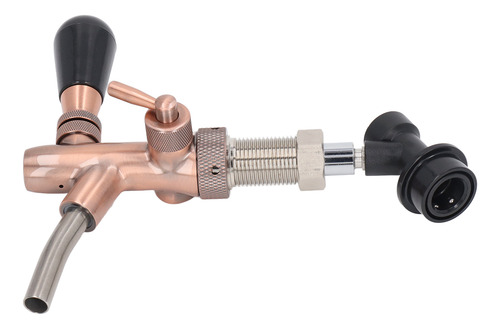 Grifo De Cerveza G5/8, Latón, Acero Inoxidable, Ajustable