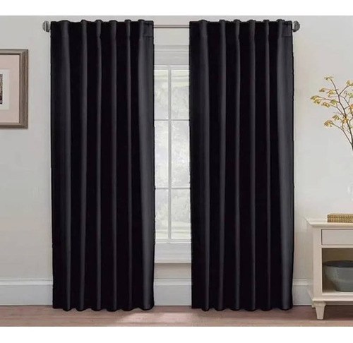 Cortinas Blackout De Ambiente Ventanal 2 Paños 140x220 Cm 