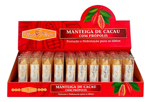 Display Protetor Labial Manteiga De Cacau E Própolis 50 Un