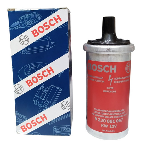 Bobina Ignição Fusca 1300 1600 Kombi Passat Bosch 067