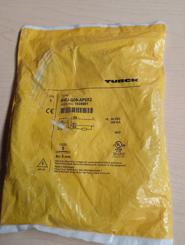 Sensor Inductivo Bi5u-q08-ap6x2 Turck