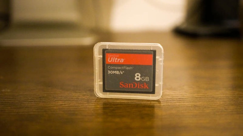Tarjeta De Memoria Compact Flash Sandisk 8gb