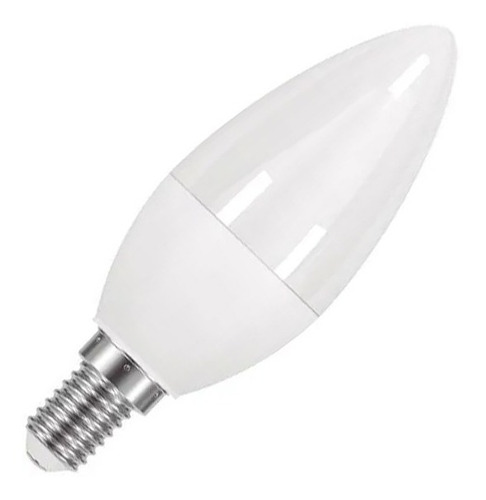 Lampara Led Vela E14 5w Luz Calida Interelec X 10 Unid