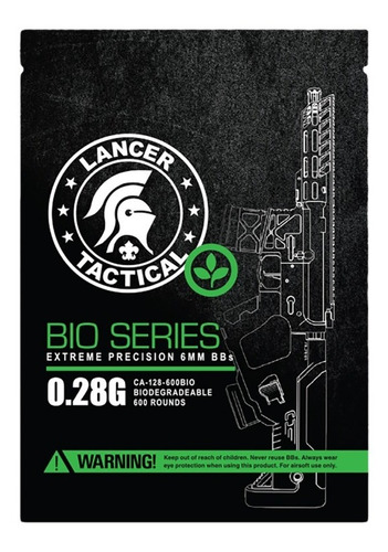 600 Bbs Lancer Tactical Airsoft 6mm .28g Biodegradables Xt C