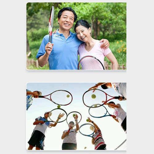 Raqueta De Tenis Para Entrenador De Bola Y Base De 53 Cm.