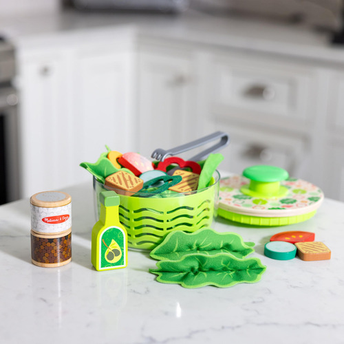 Juego De Ensalada Melissa & Doug 28 Piezas Multi