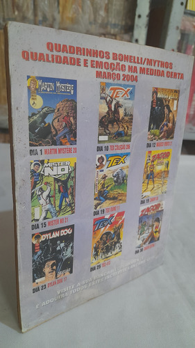 Revista Hq Gibi Tex N° 412 : A Grande Invasão - Mythos 2004 (Usado)