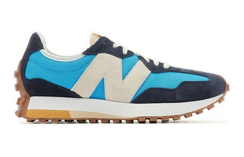 Tenis New Balance 327 Caballero Color Azul  C