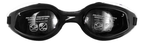 Óculos Natação Speedo Smart Adulto Antiembaçante Cor Preto/Fumê