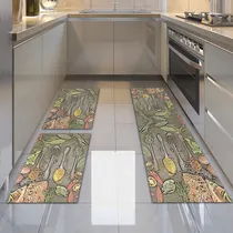 Comprar Tapete De Cozinha Especiarias 3 Peças Antiderrapante