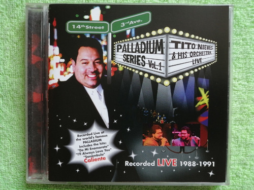 Eam Cd Tito Nieves Live At The Palladium 1988 1991 Concierto