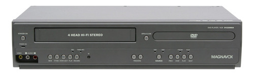 Magnavox - Reproductor De Dvd Y Vcr De 4 Cabezales De Estreo