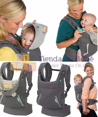 Infantino Cuddle Up Mochila Porta Para Bebé De 5 A 18 Kg