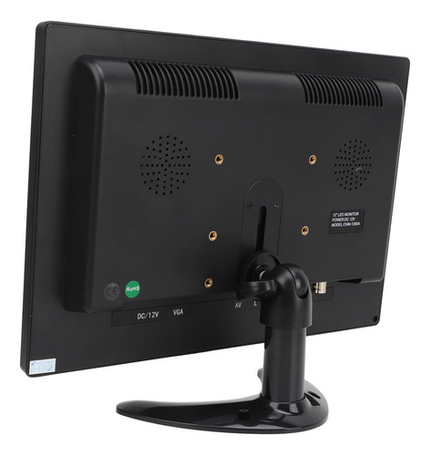 Monitor De Pantalla Lcd Tft De 12 Pulgadas, Vga Hd, Multimed