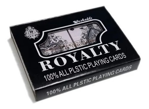 Baraja Cartas Juego Poker Royal Plastificadas Lavable