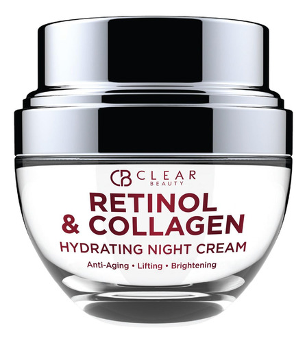 Creme De Noite Clear Beauty Retinol Colágeno 50ml Sem Crueld