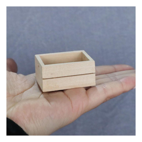 1/12 Casa De Muñecas Cocina Miniatura De Madera Caja De