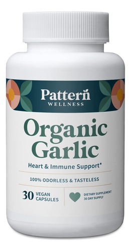 Wholesome Organics Ajo Orgnico Sin Olor  1000 Mg  Apoyo Inmu
